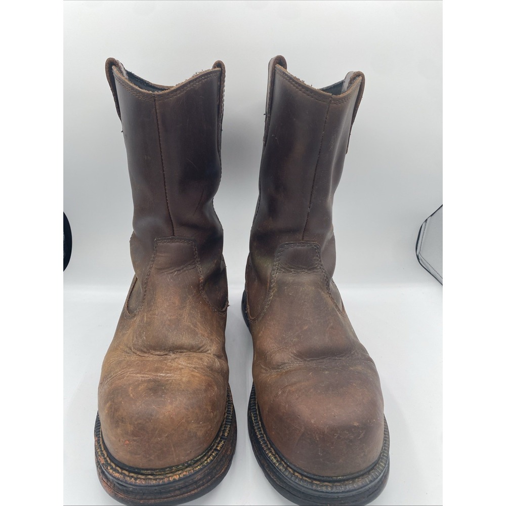 Wolverine Hellcat Mens 10.5M‎ Ultraspring Western Work Boots Leather Safety Toe